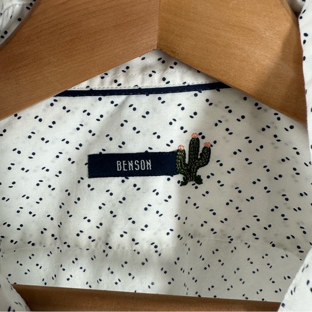 NWT Benson Long Sleeve Button Up Dress Shirt XL - Picture 2 of 6